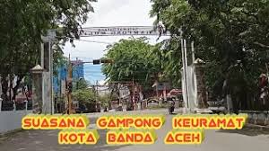 gerbang masuk gampong keuramat